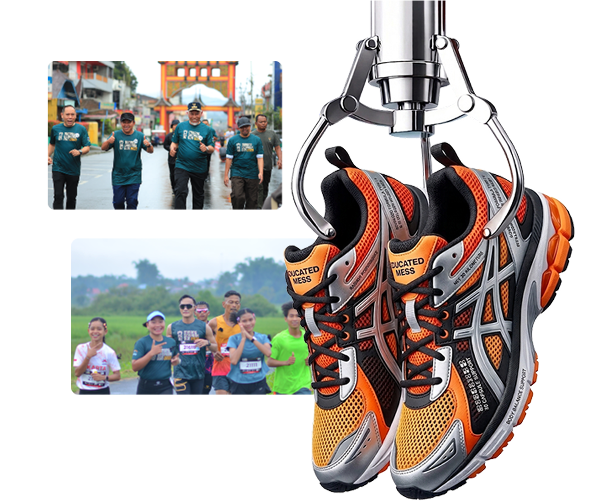 Jersey resmi Minang Geopark Run 2026